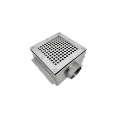 Square Main Drain AISI 316