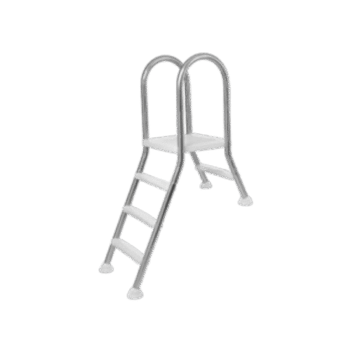 Partially in Ground Ladder with platform