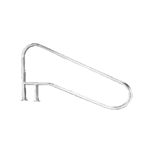 Pool Exit Grab Rail With flange