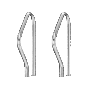 Two Piece Grab Rail with Flange