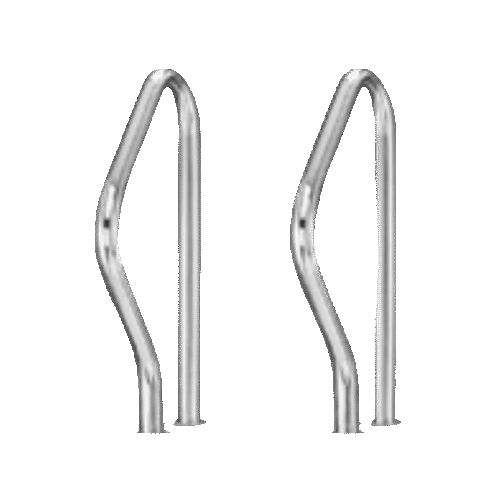 Two Piece Grab Rail with Flange